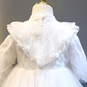 Nuevos Productos, Vestidos Blancos Elegantes para Niñas, Compra Directa de China - Product Image 3