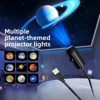 Projecteur LED 10 planètes et lune, lampe de nuit créative à intensité variable, idéal pour la décoration de chambre et de maison