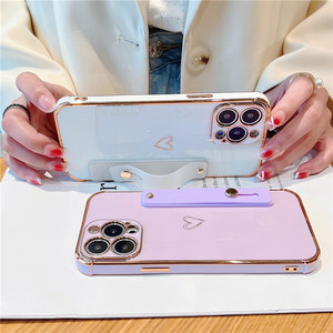 Funda Protectora para Teléfono con Correa de Muñeca y Diseño de Corazón, para iPhone 17 Air 16 15 14 13 Pro Max 11 12Pro XR XS Max, Antigolpes, Suave - Product Image 4