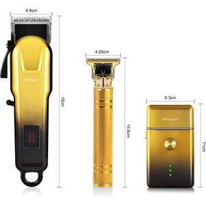 Juego de cortadoras de pelo inalámbricas profesionales para hombres, afeitadora con pantalla LED y recortadora de barba, recortadora de pelo para hombres - Product Image 6