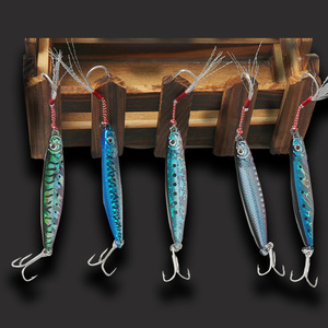 Señuelo de jigging VIB de 30g para pesca en el mar, cebo de fondo para macarela - Product Image 1