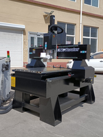 Populaire petite entreprise CNC routeur 600x600mm fonte Table métal coupe acier doux aluminium cuivre 6090 ATC Machine