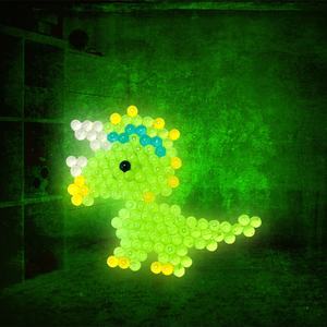 Kit de 500 perles magiques lumineuses de 5 mm pour la création, avec porte-clés, pour débutants, cadeau pour enfants - Product Image 4