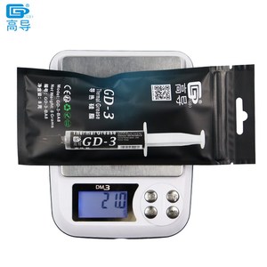 2 stuks Netto gewicht 8 gram Zakverpakking Grijs GD-3 Thermisch geleidend vet Pasta Koellichaam Compound Siliconenpleister voor CPU - Product Image 4