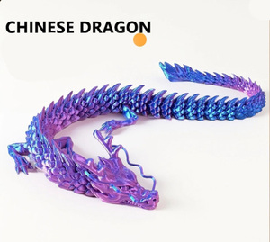 Source Factory OEM 3D Printed Chinese Dragon Statues Handcrafted Unique Animal Themed Plastic Dragon <strong>Egg</strong> <strong>Toys</strong> Kids Gifts Girls - Product Image 2