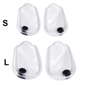 Solette in Gel Mediali e Laterali con Cuneo per <span class=keywords><strong>Tallone</strong></span> - Inserti Adesivi Correttivi per Scarpe per Aiutare l'Allineamento del Piede e il <span class=keywords><strong>Dolore</strong></span> al Ginocchio HA00406 - Product Image 4