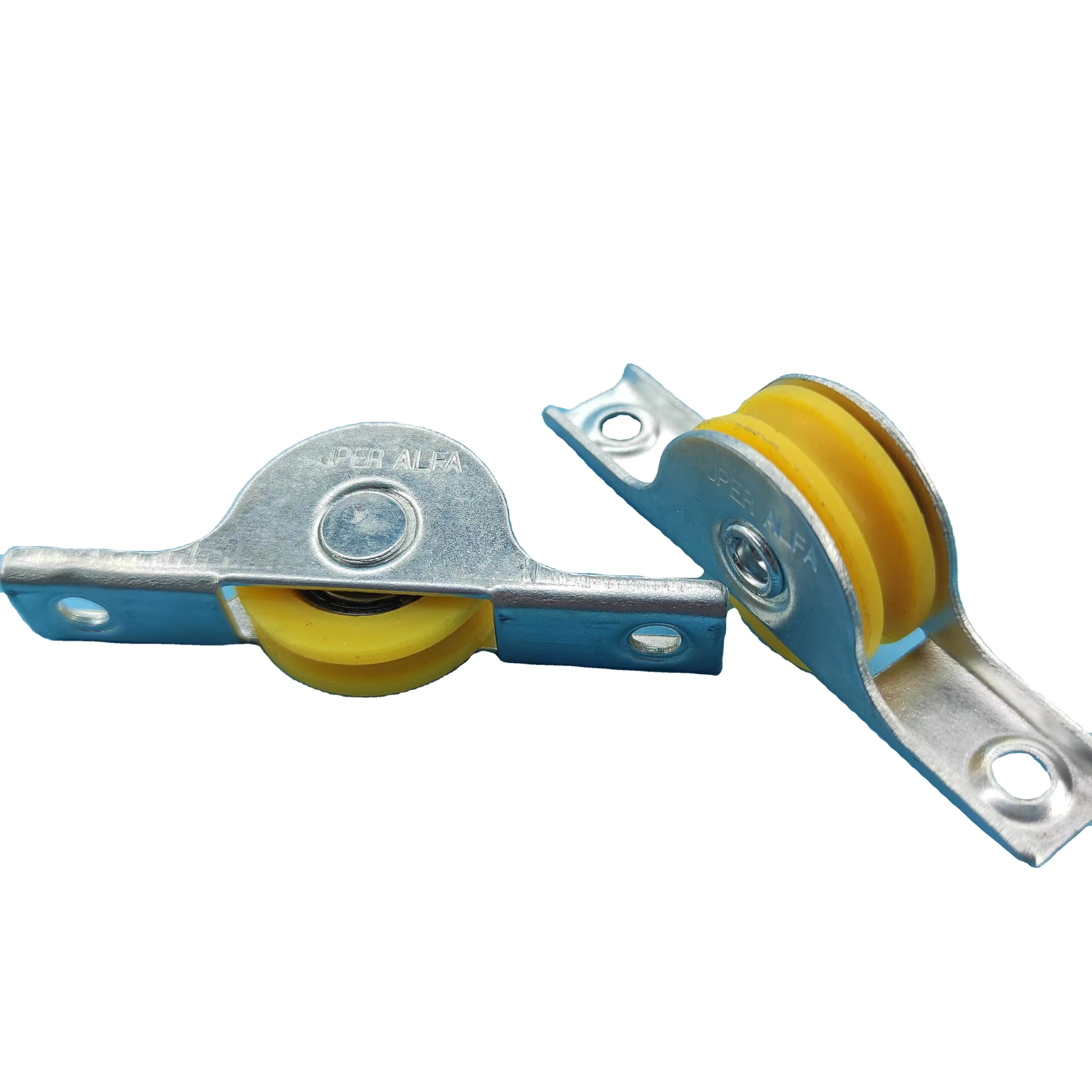 Rouleau simple de porte de poulie de ceinture de roue de rouleau d'écran coulissant avec le rouleau de porte et de fenêtre de roulement