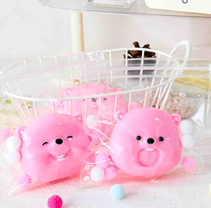 Giocattolo di decompressione melma con rubino e rubino Suishy piccolo castoro lento rimbalzo per bambini Pinch Music - Product Image 5