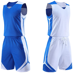 Conjunto de Camiseta de Baloncesto Reversible ChuJie para Hombre, sin Mangas, de Poliéster Transpirable, para Entrenamiento y Juegos en Equipo - Product Image 1