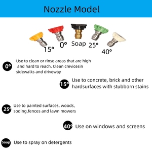 Lance en mousse de PA en laiton de canon de mousse de neige de bouteille blanche à haute pression pour l'outil de nettoyage haute puissance de lavage de voiture s'appliquent au titre du produit - Product Image 4