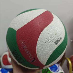 Ballon de volley-ball professionnel de compétition avec une excellente durabilité, taille officielle 5, toucher doux, revêtement en cuir PU jaune, produits chimiques plus sûrs - Product Image 4