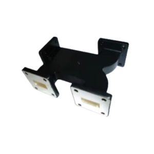 Diviseur/combineur de puissance en aluminium Guide d'ondes à 90 ° Transmission de signaux de communication par micro-ondes - Product Image 6