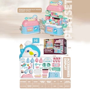 LK Toys Penguin House Playhouse Set, Juguete <span class=keywords><strong>de</strong></span> Plástico <span class=keywords><strong>para</strong></span> <span class=keywords><strong>Niñas</strong></span>, <span class=keywords><strong>para</strong></span> Juegos <span class=keywords><strong>de</strong></span> Rol, Escenas <span class=keywords><strong>de</strong></span> Cocina <span class=keywords><strong>de</strong></span> Postres, <span class=keywords><strong>Juguetes</strong></span> <span class=keywords><strong>de</strong></span> Cocina Empaquetados en Caja - Product Image 4