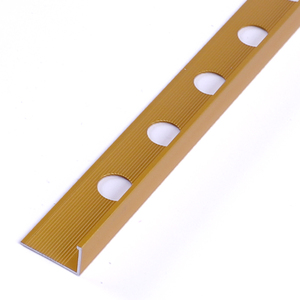 Nhà máy cung cấp trực tiếp l-hình dạng tường cạnh gạch TRIM nhôm góc bảo vệ cho sàn và phòng tắm trang trí nội thất vật liệu kim loại - Product Image 4