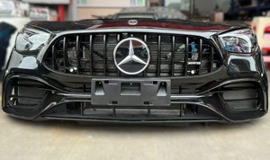 Pour <span class=keywords><strong>Mercedes</strong></span>-Benz Classe E (W213) <span class=keywords><strong>AMG</strong></span> <span class=keywords><strong>E63</strong></span> S 4MATIC+ : Kit carrosserie pare-chocs avant, pièces de voiture, lèvre avant/neuf/d'<span class=keywords><strong>occasion</strong></span> 2022- - Product Image 2