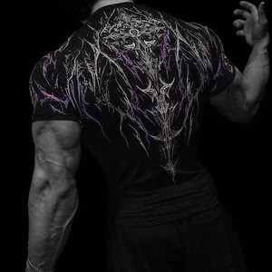 Nouveau T-shirt de sport moulant à manches courtes en soie de lait à séchage rapide pour homme, collection 2026 <span class=keywords><strong>Venom</strong></span> Dragon Slayer - Product Image 3