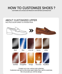 Heren schoenen van hoge kwaliteit, elegante casual leren herenschoenen, klassieke stijlvolle schoenen voor feestjes, bruiloften, op maat gemaakte instappers voor heren - Product Image 5