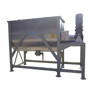Mélangeur à ruban horizontal à faible consommation d'énergie et faible bruit, moteur AC/DC, pour additifs alimentaires, prémélange pour aliments pour animaux, poudre chimique fine, 5000L - Product Image 2