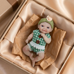Muñecas Bebé Reborn Miniatura de 6 Pulgadas, Bebé Niña de Silicona Completa, <span class=keywords><strong>Recién</strong></span> Nacida Realista con Conjunto de Ropa y Accesorios - Product Image 1