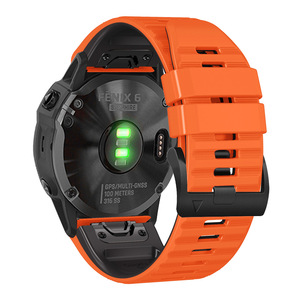 ShanHai Quickfit 26 Correa de Silicona para <span class=keywords><strong>Garmin</strong></span> <span class=keywords><strong>Approach</strong></span> S70 47mm <span class=keywords><strong>S62</strong></span> Fenix 7X 7 6X Pro 5X 5Plus - Product Image 6