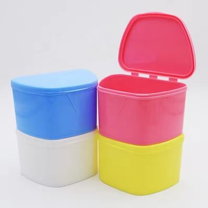 牙科沐浴盒假牙收纳盒假牙清洁杯大号容器 - Product Image 2