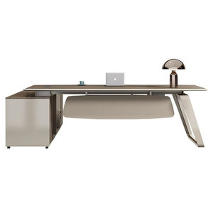 Mới nhất nội thất văn phòng sang trọng Ông Chủ quản lý điều hành Bàn tôi hình đơn giản Thiết kế bàn văn phòng - Product Image 6