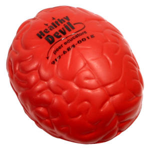 Palline Antistress Personalizzate a Forma di Cervello con Logo Promozionale, Morbide in TPR, da Spremere, Regalo Educativo per Scrivania, Scienza, Anatomia, Neurologia - Product Image 2