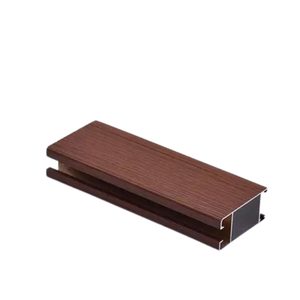 Perfiles de Extrusión de Aluminio con Acabado de Madera Personalizados para Escritorio de Estudio, Acabado de Madera de Aluminio - Product Image 1