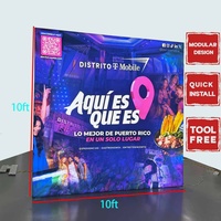 10x10ft Aluminium Outil Gratuit Lightbox Portable Display Expo Trade Show Stand Stand Exposition