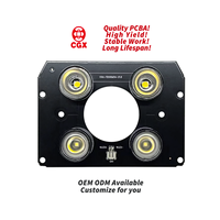 Module d'éclairage de remplissage à LED SMD 3030 à lumière blanche 6000-6500K avec carte PCBA et lentille, DC 6.03V 600mA CGX CGX-721004S01M01 pour CCTV