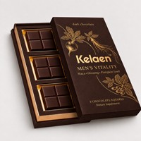 Chocolat Vitalité Homme : Maca, Ginseng, Graines de Citrouille pour l'Énergie, la Force et l'Endurance Quotidienne – Complément au Chocolat pour la Routine Quotidienne