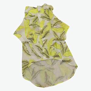 Pet Hawaiian Shirt Short Sleeve <b>Button</b> Up Floral Print Summer <b>Dog</b> Clothes Custom Pet Apparel - Product Image 5