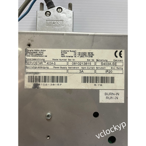 KOLLMORGEN SEIDEL SERVOSTAR 403A-S S403A-SE SERVOSTAR มือสอง - Product Image 5