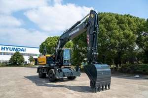 Excavadora de Ruedas Hyundai HW210 con Motor Cummins, Excavadora Moderna a Bajo Precio, Nueva Excavadora de Ruedas Hyundai HW210 - Product Image 3