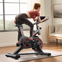 Vélo d'exercice vertical en acier inoxydable pour usage domestique, écran LCD, ultra-silencieux, brûle-graisses, charge maximale 200 kg, personnalisation transfrontalière