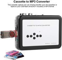 Portable Cassette à MP3 Convertisseur audio Transfert Cassettes Cassettes USB Lecteur Flash autonome Cassettes USB capture