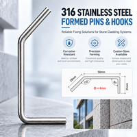 Crochets de fixation pour revêtement mural en acier inoxydable 316 – Fournisseur international certifié ISO, testé SGS, garantie assurée