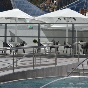 Support de piscine extérieure, en alliage d'aluminium, tissu importé, haute qualité, socle, parapluie pour <span class=keywords><strong>Restaurant</strong></span> - Product Image 2