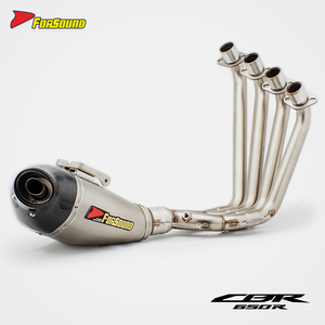 Sistema de Escape para Motocicleta Forsound, Precio de Fábrica al por Mayor, Acero Inoxidable con Acabado Flameado, Tubo Completo para HONDA CBR650R, Piezas de <span class=keywords><strong>Moto</strong></span> - Product Image 4