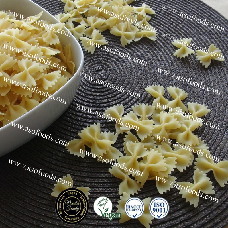 BRC/IFS итальянские макароны farfalle, короткая паста, органические Кошерные веганские сертифицированные без ГМО