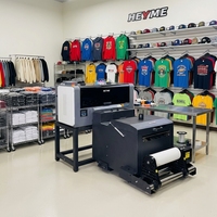 Imprimante DTF Heyme A3 avec 2 têtes I3200, machine d'impression numérique automatique pour t-shirts, chaussures et casquettes, nouvelle machine pour petites entreprises A4/A2/A1