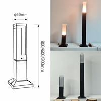 IP65 LED Iluminación exterior Bolardo de alta calidad Césped Jardín Luz 10W Bolardo Jardín cuadrado Led Jardín Bolardo Luz