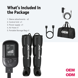 Meistverkaufte Physiotherapie-Luftkompressions-Erholungsbeinmassagegerät-Stiefel mit Manueller Kabelsteuerung zur Schmerzlinderung - Product Image 4