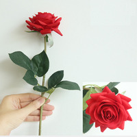 Kh02 Home Bruiloft Kantoor Decoratieve Roos Faux Latex Real Touch Latex Bloem Kunstmatige Roos