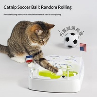 AFP Smart Football Field Leuchtendes Interaktives Lernspielzeug für Katzen zur Intellektuellen Entwicklung und Langeweile-Bekämpfung
