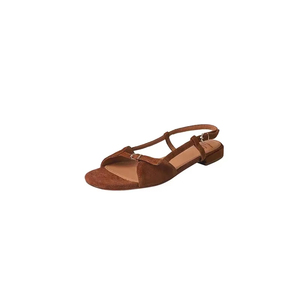 Sandalias Planas de Estilo Bohemio con Punta Abierta para Mujer, Ligeras, Antideslizantes, Casuales de Verano, para Vacaciones en la Playa - Product Image 6