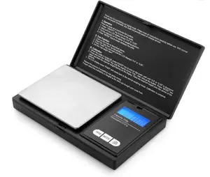 Minibáscula de bolsillo de precisión, balanza digital de bolsillo de 0,01g, 200g