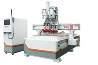 Fácil atc puerta de madera grabado de máquina de enrutador cnc de ginchoor