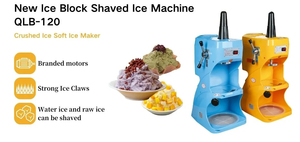 Machine à glace pilée flocon de neige écrasé broyeur de bloc de glace électrique de bureau Machine à raser la glace commerciale - Product Image 6
