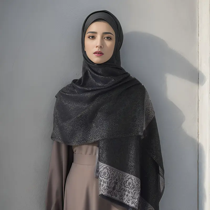 MU Turquie femmes musulmanes bandeau solide mode Simple crème solaire écharpe châle transfrontalier Offre Spéciale Multi fonctionnel écharpe femmes